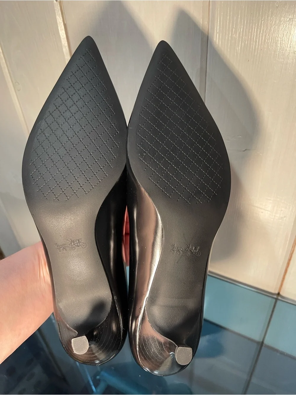 Coach Classic Black Pointed Toe Women Unipump 8.5 NWT NIB - Picture 2 of 9